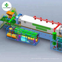 Waste Tire Pyrolysis Machine Continuous Type Machine